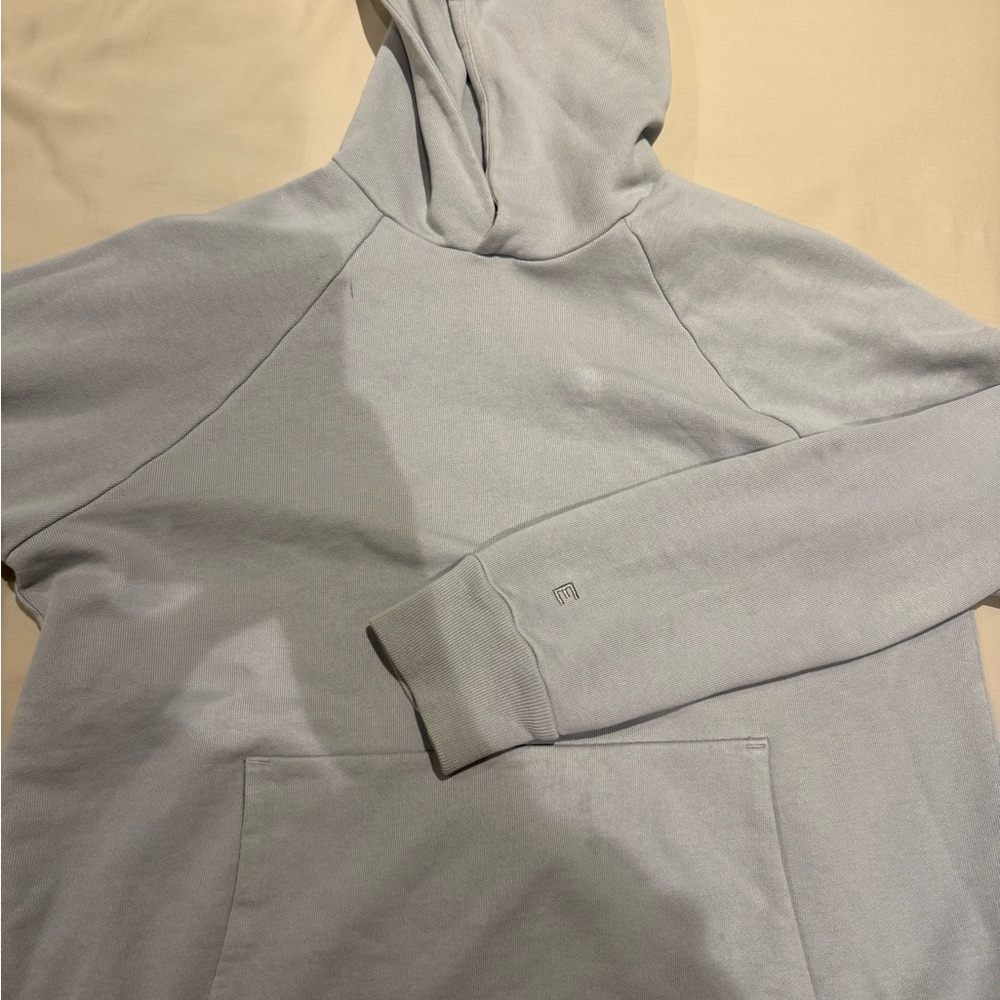 Men's Light Gray-blue Hoodie